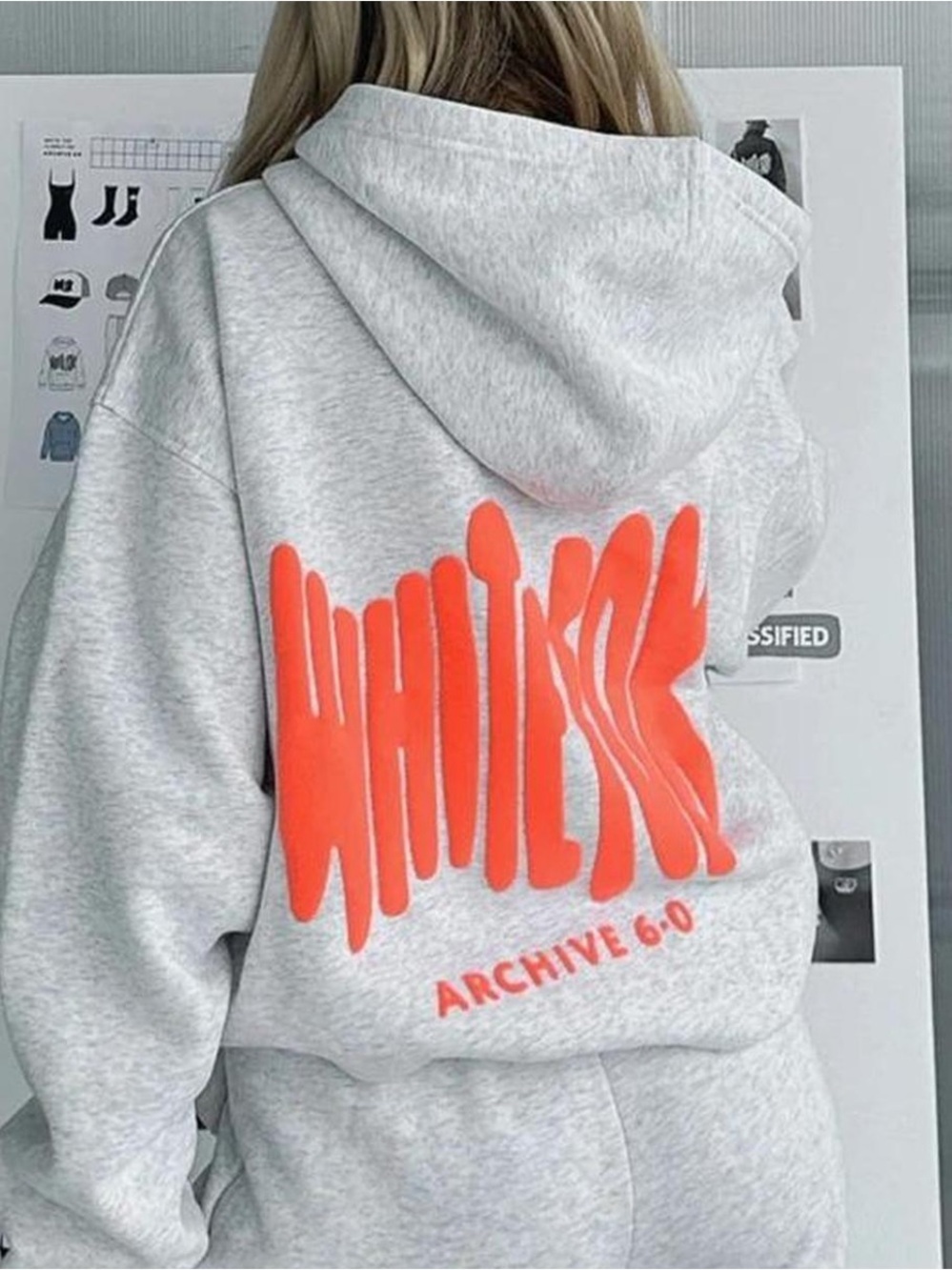 NWOT White Fox Archive 6.0 Oversized Hoodie